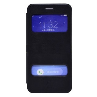 Apple iPhone 6 Plus / 6S Plus Book S-View Case - Baseus Pure View (Black) (Baseus)