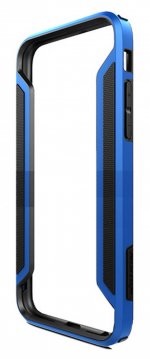 Apple iPhone 6 Plus / 6S Plus Nillkin Borders Series Slim Bumper Case - Black & Blue (Nillkin)