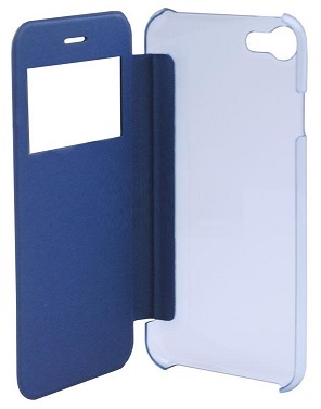 Apple iPhone 7 Case Flip S-View Trans inos Light Blue