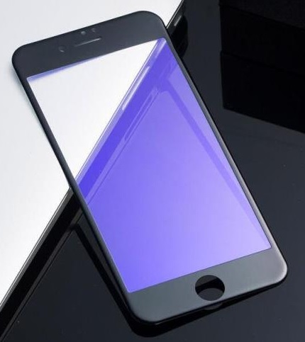 Apple iPhone 7 Plus Screen Protector Tempered Glass Ganer 3D Curved Anti-Blue Ray Black (Remax)