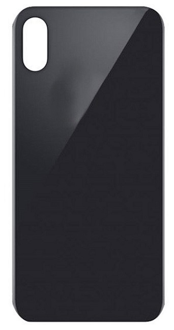 Battery Cover Back Cover for iPhone X Color Black (oem)