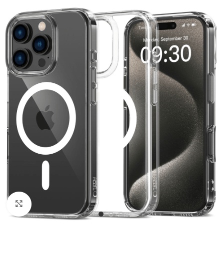 Θηκη Σιλικονης Back Cover  MAGSAFE ΘΗΚΗ ΓΙΑ IPHONE 16 PRO CLEAR