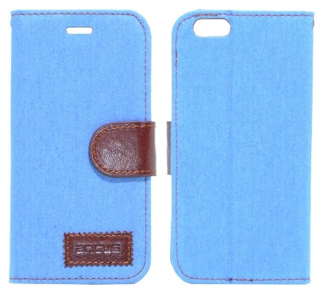 Book Case Ancus Teneo Fabric for Apple iPhone 6/6S Light Blue (Ancus)