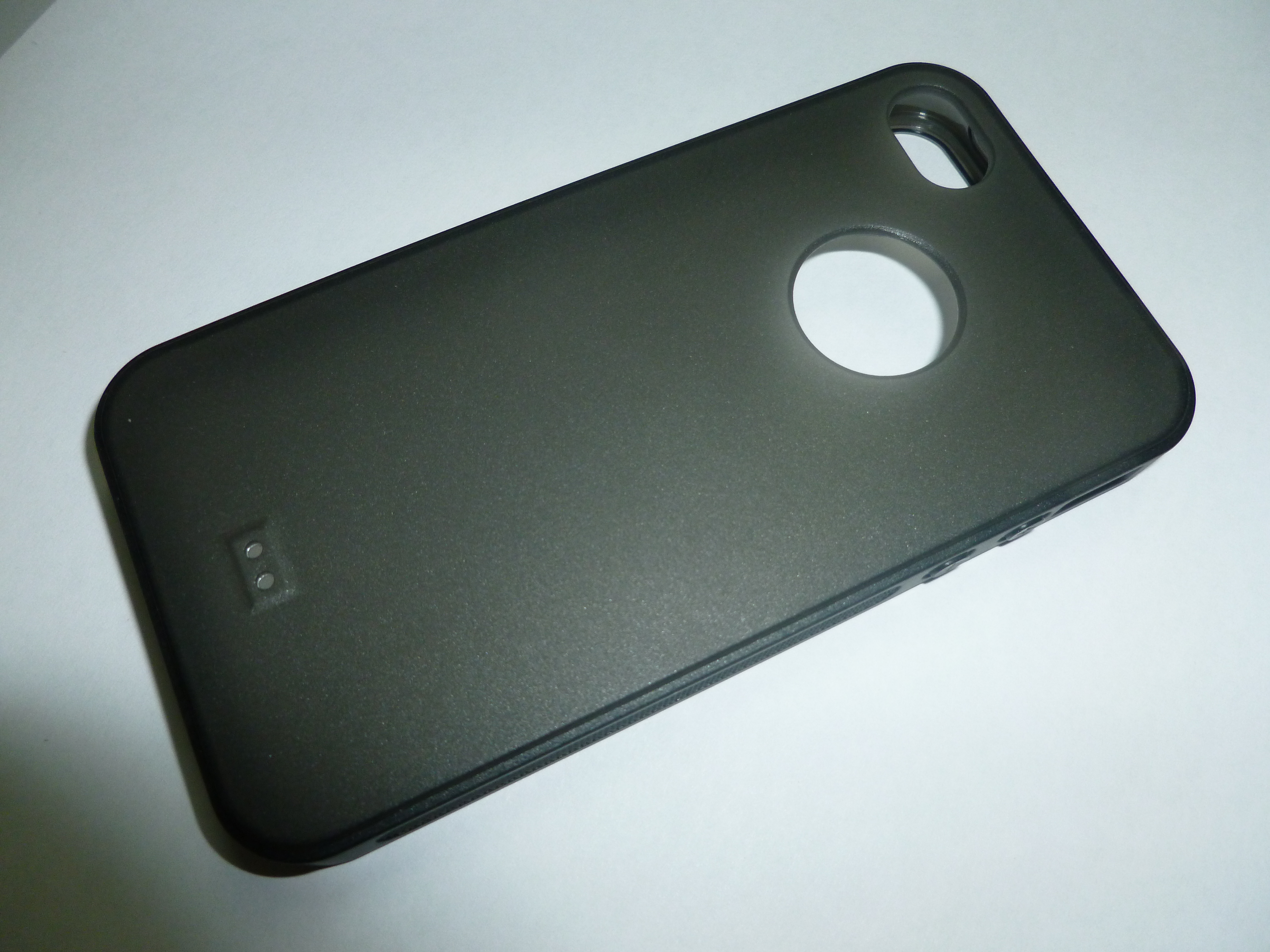 Clear Soft Flexible iPhone 4/4S TPU Silicone Case Mobile Cover - Μαύρο I4SCB OEM