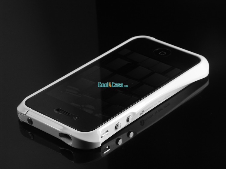 Deff Μεταλλική Θήκη Bumper Cleave για iPhone 4/4S - Ασπρο