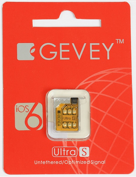 Gevey Ultra S για ξεκλείδωμα iPhone 4S IOS 6 - 6.1