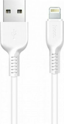 Hoco Regular USB to Lightning Cable White 1m X13