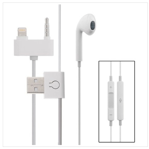 i5 cool Partner - Φορτιστής και μονό ακουστικό handsfree σε ένα καλώδιο για iPhone 5 / 6