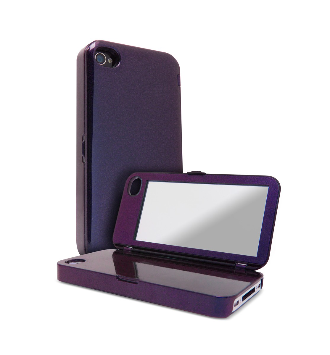 IFROGZ Glaze Πίσω Πλαστικό Κάλυμμα με Καθρέφτη για iphone 5/5s Μωβ IP5GLZ-PRP