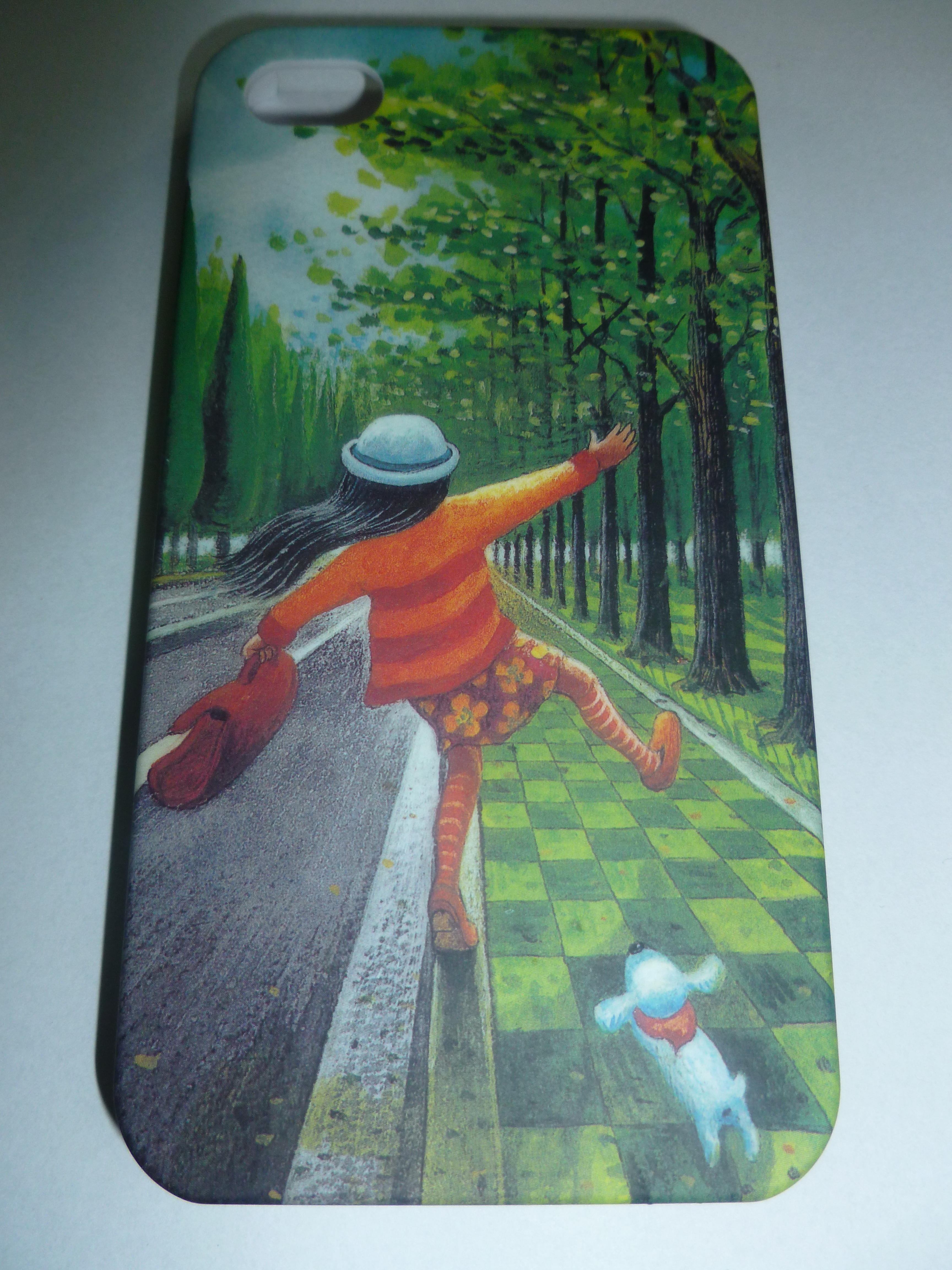 iPhone 4 / 4S Back Case Cover - Girl on the Roadside