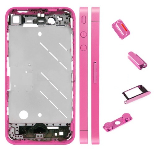 iPhone 4 Pink Middle Frame Board (Repair Part) iPhone 4 Pink Middle Frame Board (Repair Part)