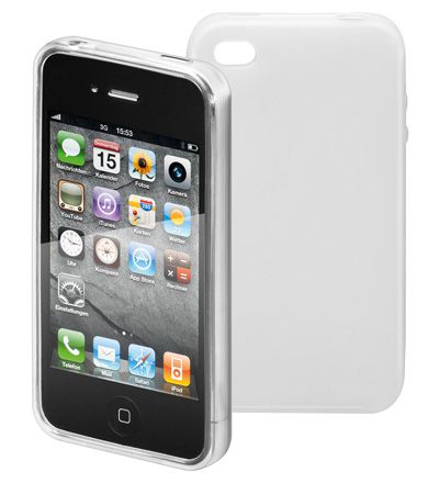 White Silicone Case for iPhone 4G / 4S