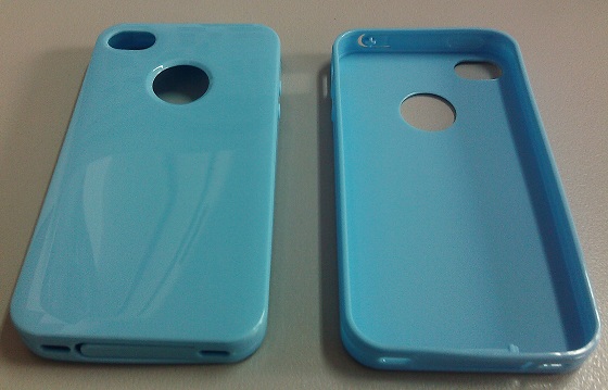 iPhone 4G / 4S Θήκη σιλικόνης γυαλιστερή σε διάφορα χρώματα
