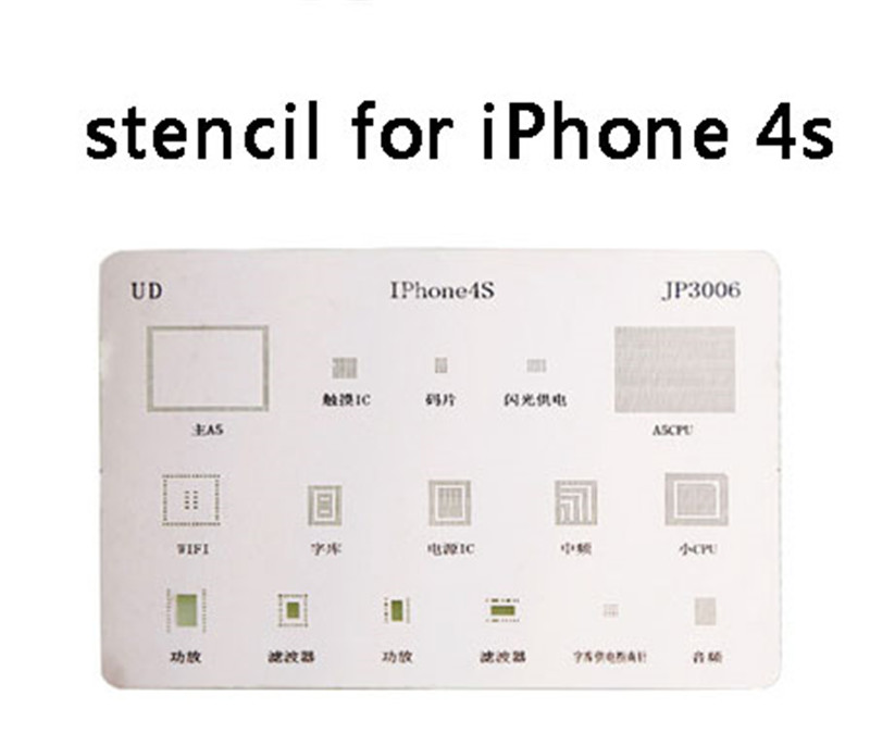 iPhone 4S BGA Reballing Stencil (BULK) (OEM) (Repair Parts)