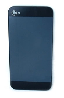 iPhone 4S Πίσω Καπάκι με frame iPhone 5 Lookalike - Μαύρο