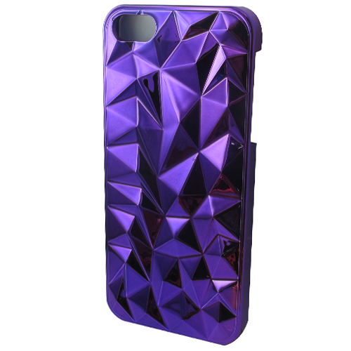 iPhone 5 3D Kite Shape Pattern Σκληρή Θήκη - Μωβ
