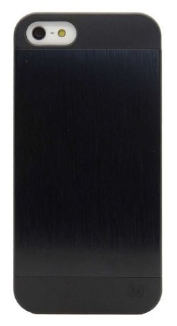 iphone 5/5S  - Hard Case Back Cover Metallic Black UUIPH5BM01 (UUnique London)