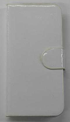 Glossy White Leather Wallet Case for iPhone 5/5s (OEM) Version