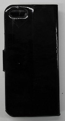 Glossy White Leather Wallet Case for iPhone 5/5s (OEM)