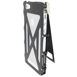 iPhone 5 Armoured Steel Protective Case - Black
