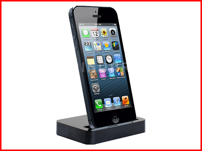 iPhone 5 Dock station Μαύρο (OEM)