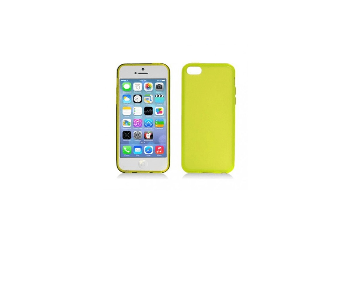 iPhone 5C Gel TPU Translucent Yellow Case (OEM)