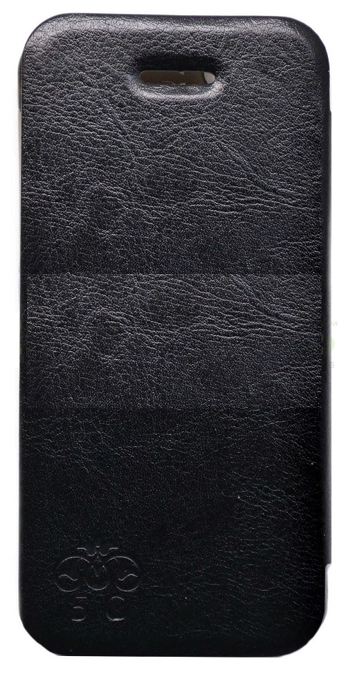 iPhone 5C Leather Book Case - Black Smoke (Ancus)
