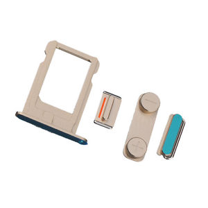iPhone 5S Power + Mute + Volume Buttons GOLD