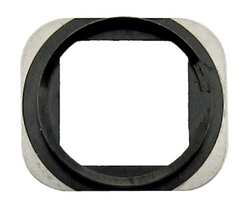 Black iPhone 6 Home Button Chrome Ring (Bulk) (Repair Parts)