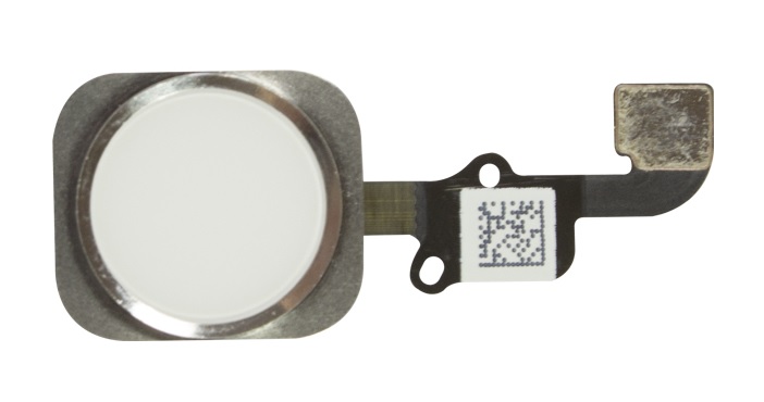 iPhone 6 Home button with ring and flex complete in Silver (Bulk)