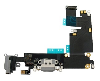iPhone 6 Plus Charging & Earphone Flex Cable with Connector (Dark Gray) (Repair Parts)