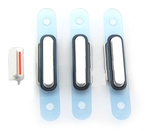 iPhone 6 Side Button Set in Silver (Power, Volume & Mute Button) (Power,Volume and Mute Button) (Repair Parts)