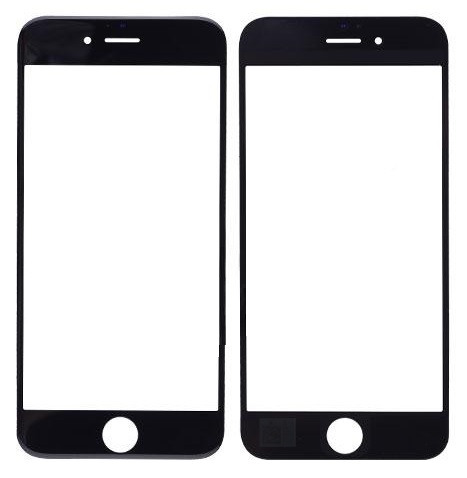 iPhone 6S Glass Lens in Black (Bulk)