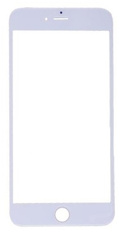 iPhone 6S White Glass Lens (Bulk) (Repair Parts)