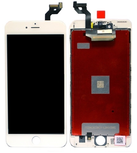 iPhone 6s Plus Οθόνη LCD with Touchpad And Frame in White (Bulk)