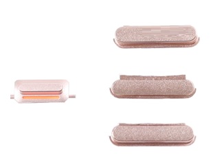 iPhone 6S Side Button Set in Rose Gold (Power, Volume and Mute Button) (Bulk)