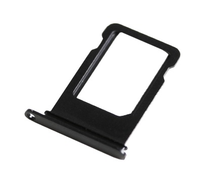 iPhone 7 Βάση Κάρτας SIM Σε Μαύρο Tου Πιάνο (Bulk)
