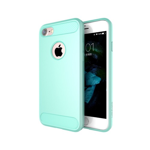 iPhone 7 Gel Case USAMS Cool Light Blue IP7K03