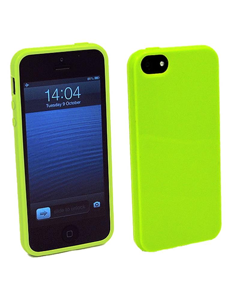 iPhone 5 Smooth Finish TPU Case (Green)