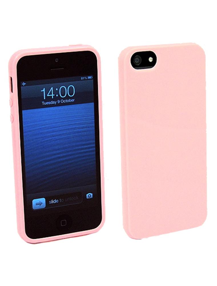 iPhone 5 TPU Smooth Finish Case (Pink)