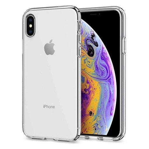Spigen Liquid Crystal iPhone XS / 10 Case (063CS25110) - Crystal Clear (Apple)