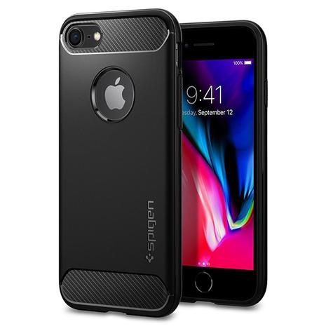 Spigen Rugged Armor Black Case - iPhone 7/8 (042CS20441)