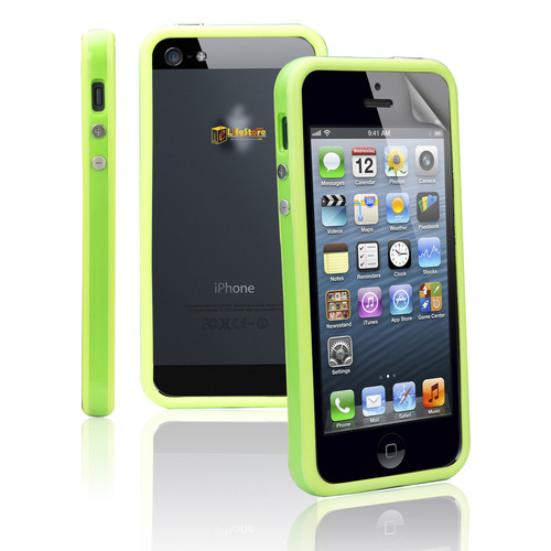 Stylish Protective Bumper Frame Case for iPhone 5 (Green)