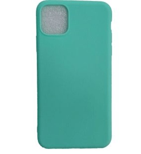 Θήκη ματ tpu μαλακή πίσω κάλυμμα για iPhone 11  ΤΙΡΚΟΥΑΖ (6.1) (OEM)