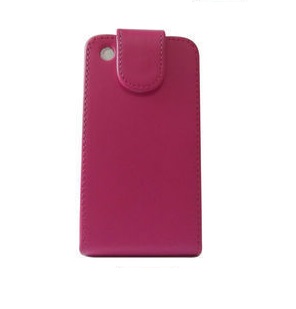 Δερμάτινη Θήκη Flip για iPhone 3G / 3GS Ροζ