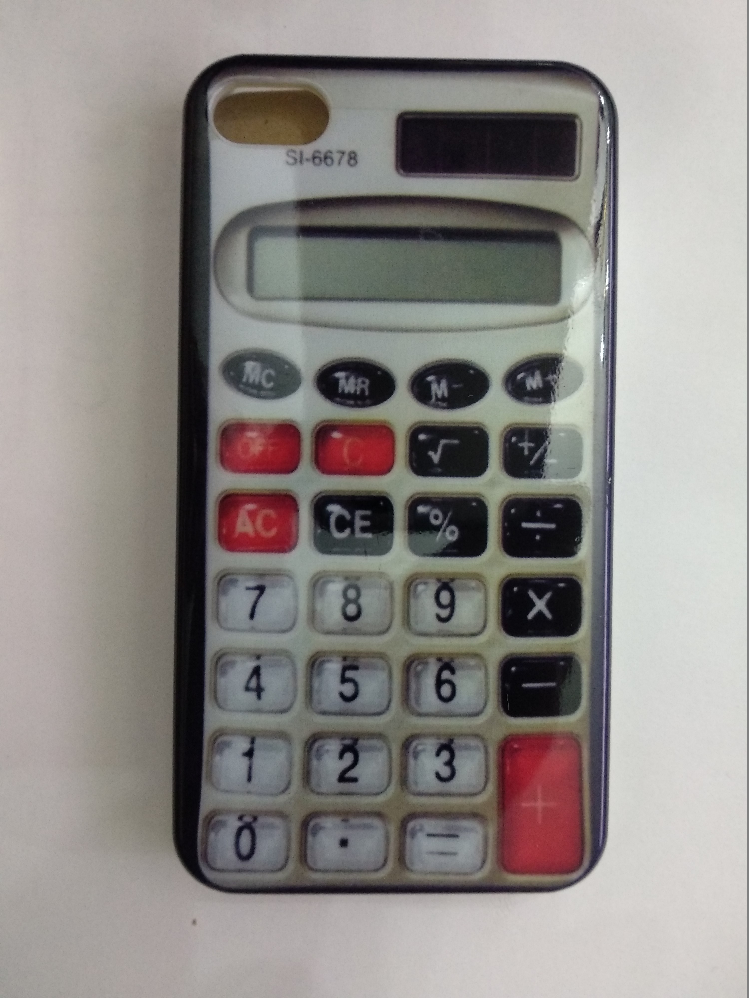 iPhone 4G/4S Back Cover Rear Case (Calculator)