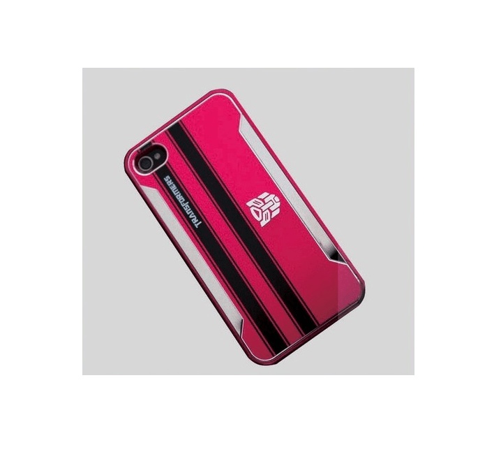 Θήκη πίσω κάλυμμα για iPhone 4G/4S Transformers Φούξια OEM