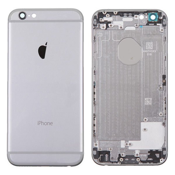 Πίσω Κάλυμμα Μπαταρίας για iPhone 6s Plus Ασημί (BULK) (OEM)