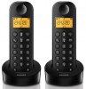 ΑΣΥΡΜΑΤΟ ΤΗΛΕΦΩΝΟ Philips D1202B Duo Μαύρο