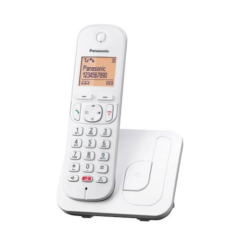Panasonic Cordless Phone (White) (Call Blocking Key & Open Listening) (KX-TGC250GRW)